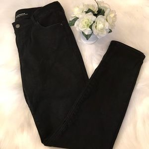 OLD NAVY Rockstar Mid Rise Black Skinny Jeans